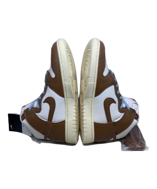 NIKE（ナイキ）NIKE (ナイキ) DUNK HI RETRO PRM ホワイト×ブラウン サイズ:UK　6.5 未使用品の古着・服飾アイテム