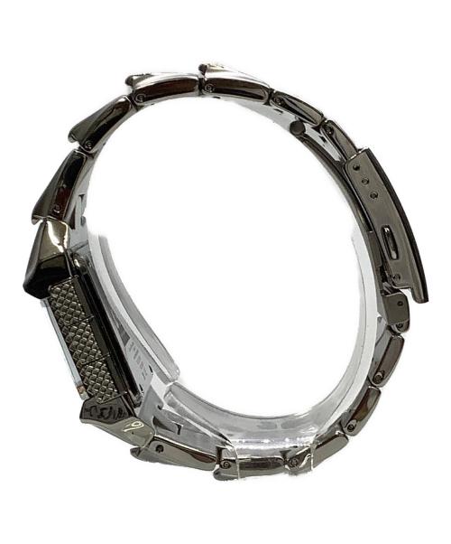 DIESEL（ディーゼル）DIESEL (ディーゼル) DIESEL　CROCO DIGI　デジタルウォッチ シルバーの古着・服飾アイテム