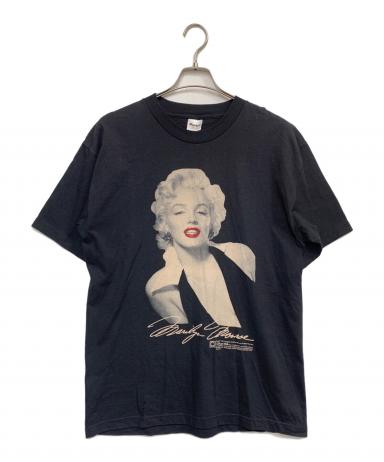 murina(ムリナ) ?97 90s USA製 袖シングル 両面プリントクルーネックTシャツ メンズ JPN：M 【中古】【ブランド古着バズストア】 中古・古着通販】Murina (ムリナ) ヴィンテージTシャツ ブラック