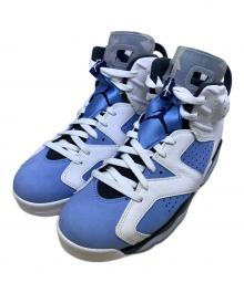 NIKE（ナイキ）の古着「AIR JORDAN 6 RETRO "unc"」｜ホワイト×ブルー