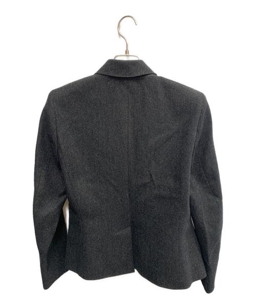 HERMES（エルメス）HERMES (エルメス) HERMES　ヘリンボーン　セットアップ グレー サイズ:SIZE ジャケット40/スカート42の古着・服飾アイテム