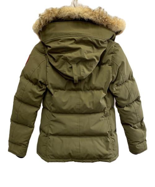 CANADA GOOSE（カナダグース）CANADA GOOSE (カナダグース) ダウンジャケット カーキ サイズ:Sの古着・服飾アイテム