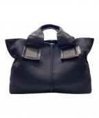 kawa-kawaカワカワ）の古着「kawa-kawa　wetトートバッグ」｜ブラック