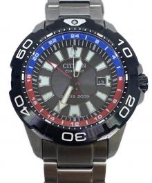 CITIZEN（シチズン）の古着「CITIZEN　エコドライブ　クォーツ　腕時計」｜ゴールド