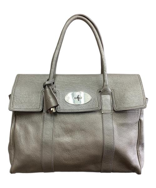 MULBERRY（マルベリー）MULBERRY (マルベリー) MULBERRY　ベイズウォーター　トートバッグ シルバーの古着・服飾アイテム
