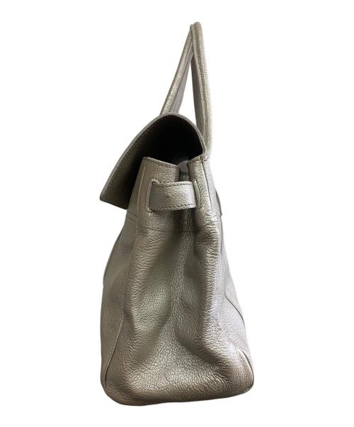 MULBERRY（マルベリー）MULBERRY (マルベリー) MULBERRY　ベイズウォーター　トートバッグ シルバーの古着・服飾アイテム