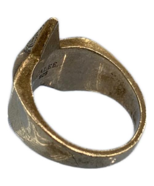 CALEE（キャリー）CALEE (キャリー) シルバーリング　ペイズリースター シルバー サイズ:17号の古着・服飾アイテム