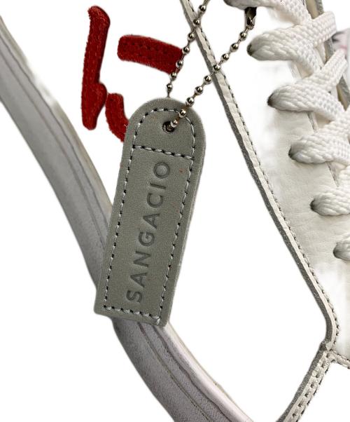 via SANGACIO（ヴィア・サンガチオ）via SANGACIO (ヴィア・サンガチオ) Jean-Michel Basquiat (ジャン ミシェル バスキア) にゅSG『Basquiat』 ホワイト サイズ:26.5の古着・服飾アイテム