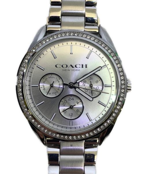COACH（コーチ）COACH (コーチ) COACH　プレストン　リストウォッチ シルバーの古着・服飾アイテム