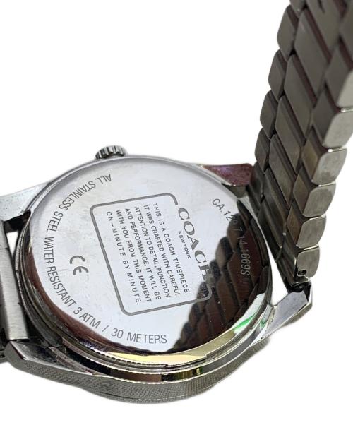 COACH（コーチ）COACH (コーチ) COACH　プレストン　リストウォッチ シルバーの古着・服飾アイテム
