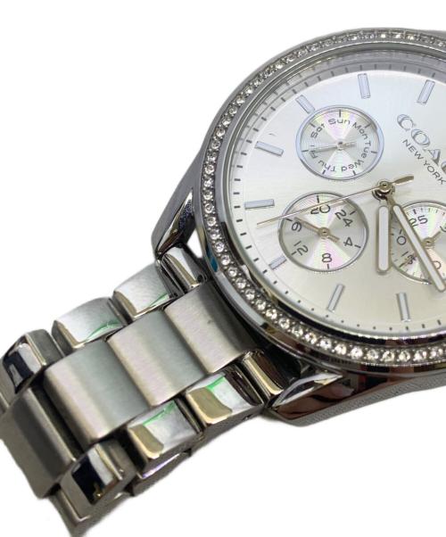 COACH（コーチ）COACH (コーチ) COACH　プレストン　リストウォッチ シルバーの古着・服飾アイテム