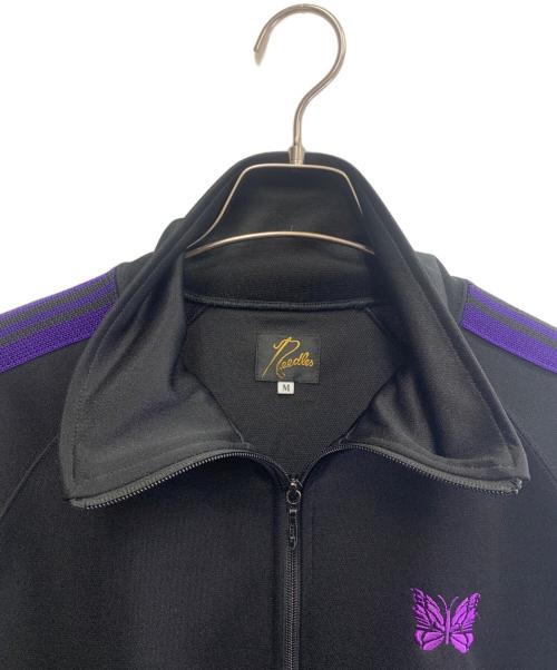 Needles（ニードルズ）Needles (ニードルズ) Needles　トラックジャケット ブラック×パープル サイズ:Mの古着・服飾アイテム
