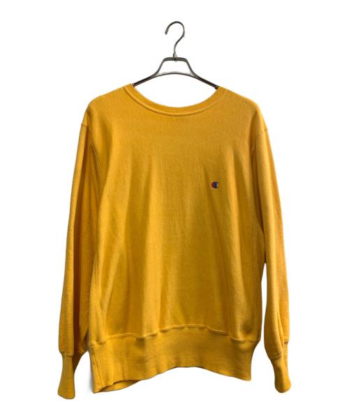 Champion REVERSE WEAVE（チャンピオン リバース ウィーブ）Champion REVERSE WEAVE (チャンピオン リバース ウィーブ) Champion REVERSE WEAVE 80’sスウェット イエロー サイズ:LARGEの古着・服飾アイテム