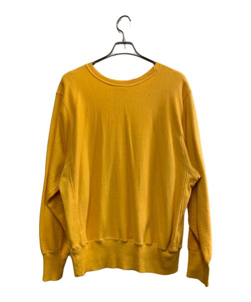 Champion REVERSE WEAVE（チャンピオン リバース ウィーブ）Champion REVERSE WEAVE (チャンピオン リバース ウィーブ) Champion REVERSE WEAVE 80’sスウェット イエロー サイズ:LARGEの古着・服飾アイテム