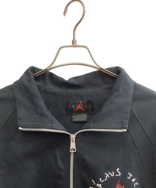 JORDAN BRAND（ジョーダン ブランド）JORDAN BRAND Travis Scott (トラヴィススコット) JORDAN BRAND×TRAVIS SCOTT　M J TS WVN JKT BLACK 22HO-S　ウーブンジャケット ブラック サイズ:Lの古着・服飾アイテム