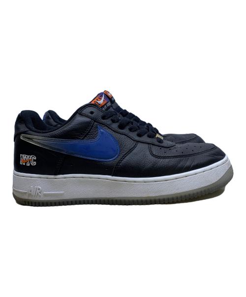 NIKE（ナイキ）NIKE (ナイキ) KITH (キス) Air Force 1 Low New York Knicks （エアフォースワン　ニューヨーク　ニックス） ブラック サイズ:UK　8の古着・服飾アイテム