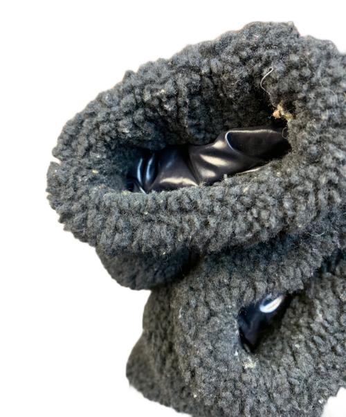 CELINE（セリーヌ）CELINE (セリーヌ) バイマテリアル カモフラージュフリースブルゾン カーキ×ブラック サイズ:Mの古着・服飾アイテム