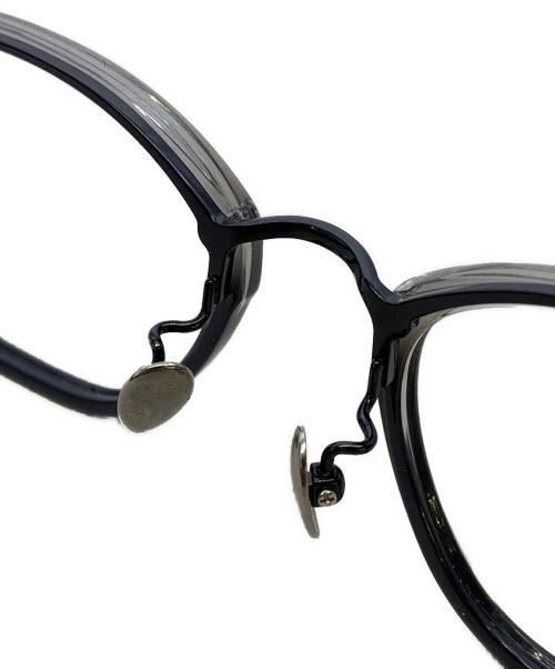 YOHJI YAMAMOTO（ヨウジヤマモト）YOHJI YAMAMOTO (ヨウジヤマモト) YOHJI YAMAMOTO　眼鏡（フレーム） ブラックの古着・服飾アイテム
