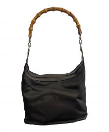 GUCCI（グッチ）の古着「バンブーハンドル ハンドバッグ」｜ブラウン