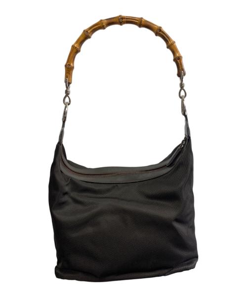 GUCCI（グッチ）GUCCI (グッチ) バンブーハンドル ハンドバッグ ブラウンの古着・服飾アイテム