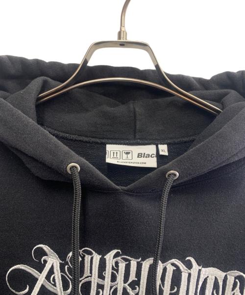 BlackEyePatch（ブラックアイパッチ）BlackEyePatch (ブラックアイパッチ) BlackEyePatch　APHRODITEGANG　プルオーバーパーカー ブラック サイズ:XLの古着・服飾アイテム