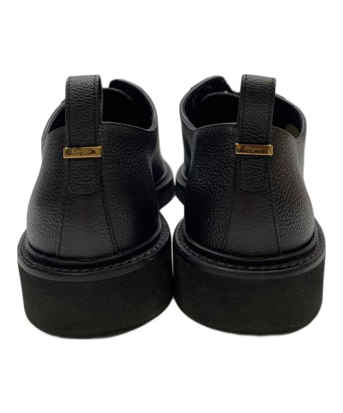 Salvatore Ferragamo（サルヴァトーレ フェラガモ）Salvatore Ferragamo (サルヴァトーレ フェラガモ) Salvatore Ferragamo　	ヴァラチェーン　レザーシューズ ブラック サイズ:9 1/2Cの古着・服飾アイテム