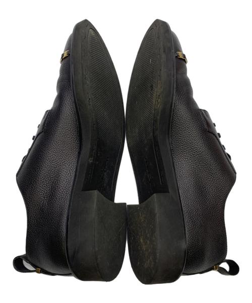 Salvatore Ferragamo（サルヴァトーレ フェラガモ）Salvatore Ferragamo (サルヴァトーレ フェラガモ) Salvatore Ferragamo　	ヴァラチェーン　レザーシューズ ブラック サイズ:9 1/2Cの古着・服飾アイテム