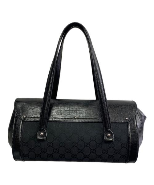 GUCCI（グッチ）GUCCI (グッチ) GUCCI　バンブーハンドルバッグ ブラックの古着・服飾アイテム