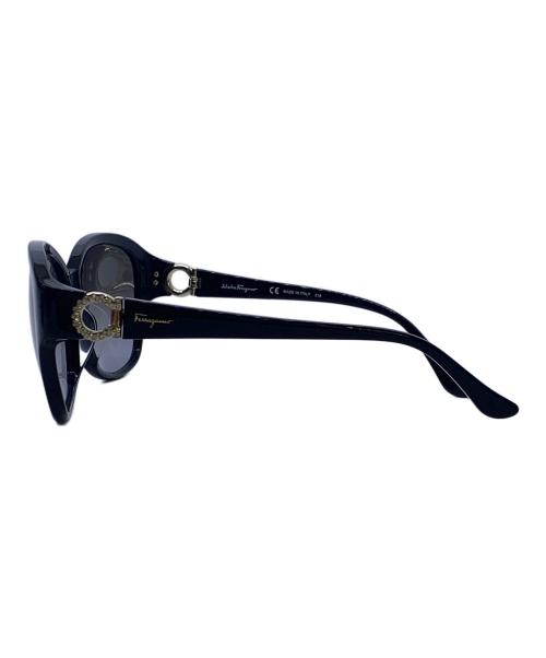Salvatore Ferragamo（サルヴァトーレ フェラガモ）Salvatore Ferragamo (サルヴァトーレ フェラガモ) Salvatore Ferragamo　ブラック　サングラス ブラックの古着・服飾アイテム