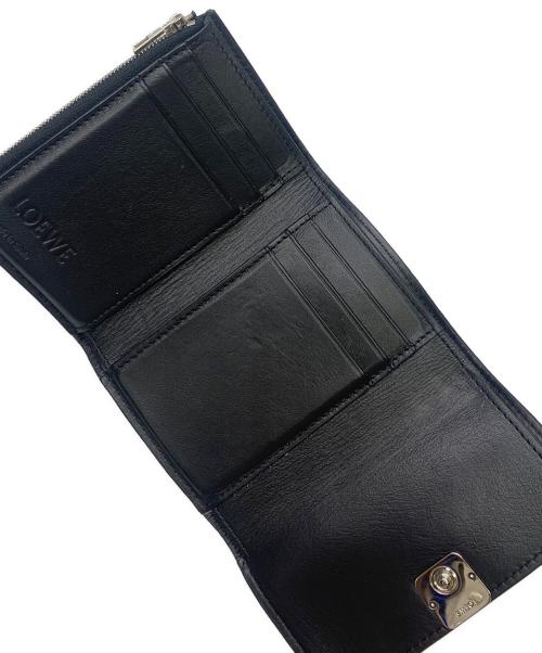 LOEWE（ロエベ）LOEWE (ロエベ) アナグラム バーティカル ウォレット スモール ブラックの古着・服飾アイテム