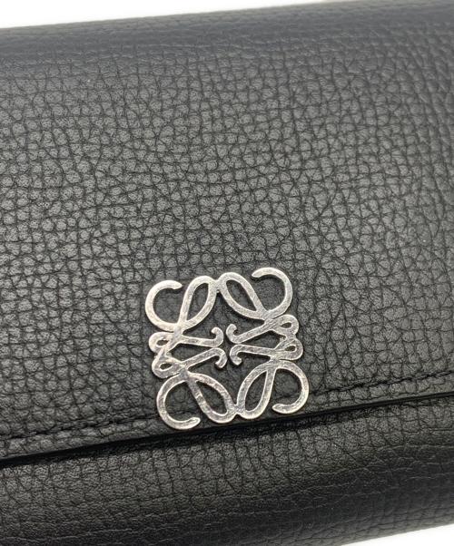 LOEWE（ロエベ）LOEWE (ロエベ) アナグラム バーティカル ウォレット スモール ブラックの古着・服飾アイテム