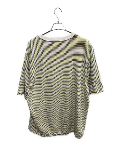 CAMIEL FORTGENS（カミエルフォートヘンス）CAMIEL FORTGENS (カミエルフォートヘンス) BIG TEE HEAVY JERSEY イエロー サイズ:Lの古着・服飾アイテム