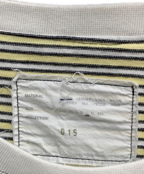 CAMIEL FORTGENS（カミエルフォートヘンス）CAMIEL FORTGENS (カミエルフォートヘンス) BIG TEE HEAVY JERSEY イエロー サイズ:Lの古着・服飾アイテム