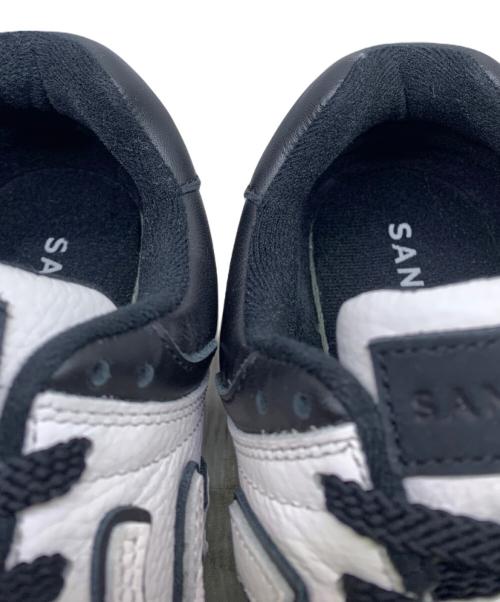 Sangacio（サンガッチョ）Sangacio (サンガッチョ) にゅ～ず『WHITE/BLACK』 ホワイト×ブラック サイズ:27cmの古着・服飾アイテム