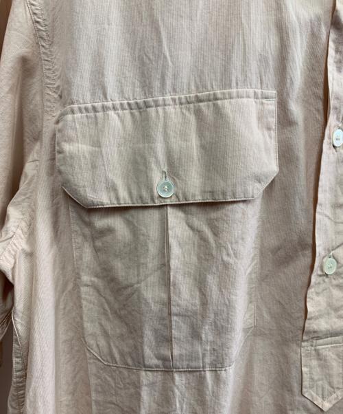 COMOLI（コモリ）COMOLI (コモリ) COMOLI　プルオーバーカーゴシャツ ピンク サイズ:表記なしの古着・服飾アイテム