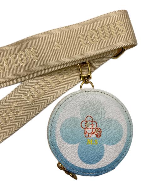 LOUIS VUITTON（ルイ ヴィトン）LOUIS VUITTON (ルイ ヴィトン) ジャイアント ミュルティ・ポシェット・アクセソワール ホワイト×スカイブルーの古着・服飾アイテム