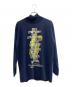 STELLA McCARTNEY（ステラマッカートニー）の古着「STELLA McCARTNEY×Tom Tosseyn　シェアード3 21AW　グラフィックニット」｜ネイビー