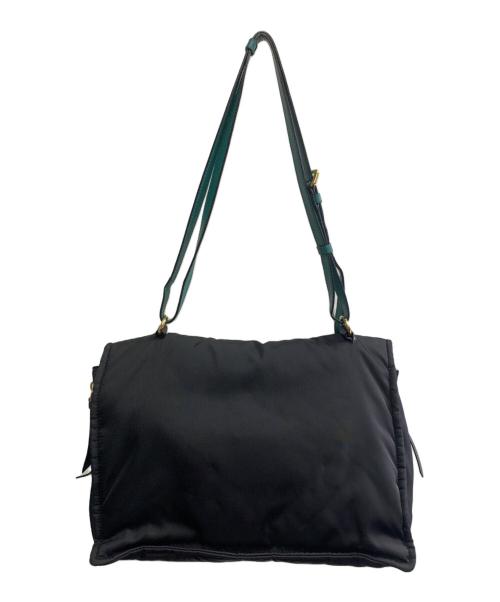 PRADA（プラダ）PRADA (プラダ) PRADA ナイロンショルダーバッグ ブラックの古着・服飾アイテム