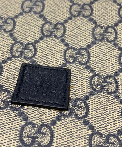 GUCCI（グッチ）GUCCI (グッチ) GUCCI GG柄 ショルダーバッグ ベージュ×ネイビーの古着・服飾アイテム