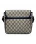 GUCCI (グッチ) GUCCI GG柄 ショルダーバッグ ベージュ×ネイビー：35000円