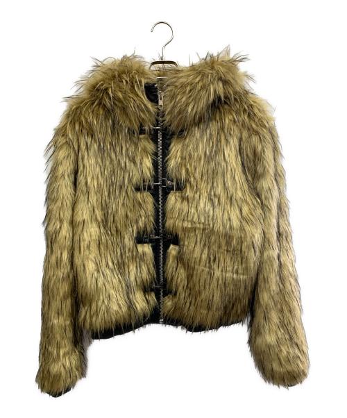 Jaded London（ジェイデッドロンドン）Jaded London (ジェイデッドロンドン) jaded london　フェイクファーメンドーサジャケット ブラウン サイズ:Sの古着・服飾アイテム