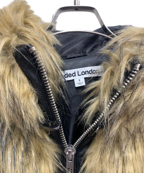 Jaded London（ジェイデッドロンドン）Jaded London (ジェイデッドロンドン) jaded london　フェイクファーメンドーサジャケット ブラウン サイズ:Sの古着・服飾アイテム