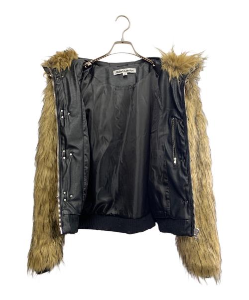 Jaded London（ジェイデッドロンドン）Jaded London (ジェイデッドロンドン) jaded london　フェイクファーメンドーサジャケット ブラウン サイズ:Sの古着・服飾アイテム