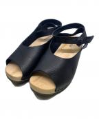 Trippenトリッペン）の古着「ウッドソールサンダル」｜ブラック