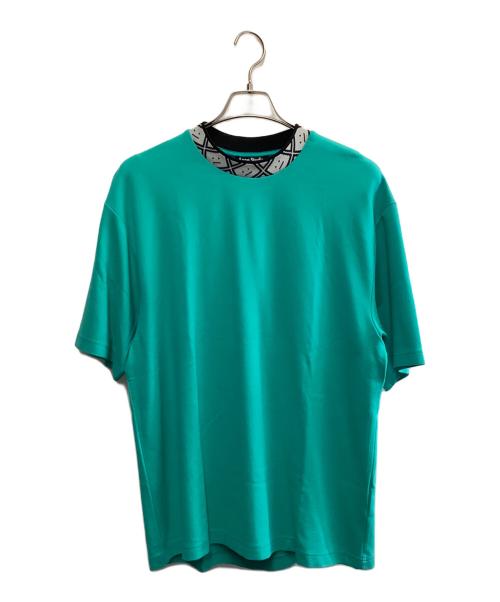 Acne studios（アクネ ストゥディオス）Acne studios (アクネ ストゥディオス) ACNE STUDIOS　レーヨンモックネックカットソー グリーン サイズ:Sの古着・服飾アイテム