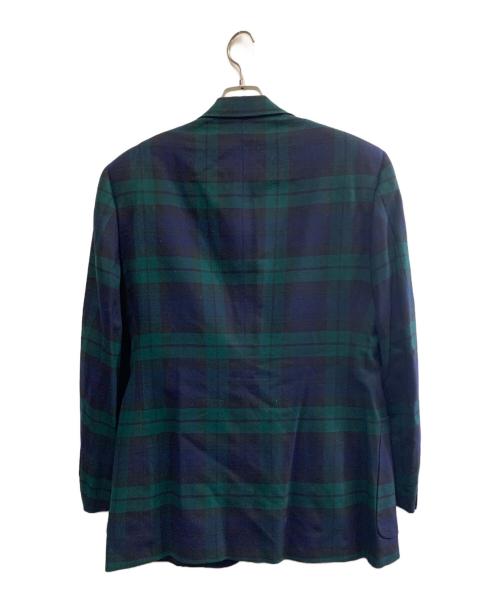 POLO RALPH LAUREN（ポロ・ラルフローレン）POLO RALPH LAUREN (ポロ・ラルフローレン) POLO RALPH LAUREN　金釦ブレザー ネイビー×グリーン サイズ:42Rの古着・服飾アイテム