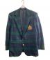 POLO RALPH LAUREN（ポロ・ラルフローレン）の古着「POLO RALPH LAUREN　金釦ブレザー」｜ネイビー×グリーン