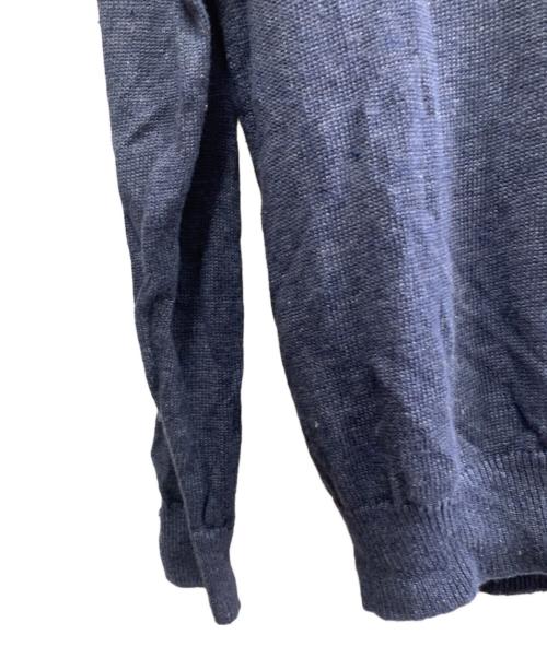 BATONER（バトナ―）BATONER (バトナ―) WASHED HIGH COUNT LINEN POLO ネイビー サイズ:SIZE 2の古着・服飾アイテム