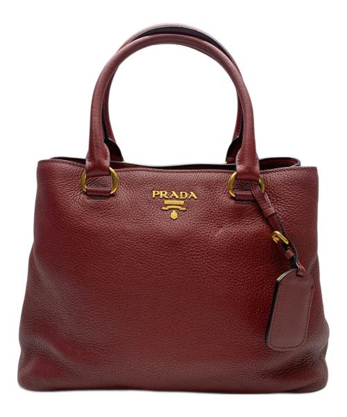 PRADA（プラダ）PRADA (プラダ) PRADA　2WAYバッグ　 パープルの古着・服飾アイテム