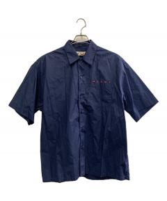 中古・古着通販】MARNI (マルニ) 半袖シャツ グレー×ネイビー サイズ